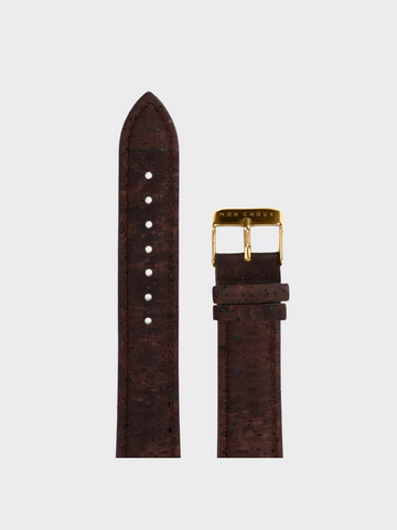 CLASSIC - WHITE/ROSE GOLD - BROWN VEGAN LEATHER | CORK