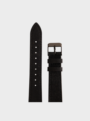CLASSIC - WHITE/NOIR - BLACK VEGAN LEATHER | CORK