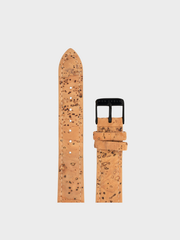 CLASSIC - WHITE/NOIR - NATURAL VEGAN LEATHER | CORK