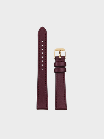 LILLE - ROSE GOLD TONE - BURGUNDY VEGAN LEATHER | GRAPE