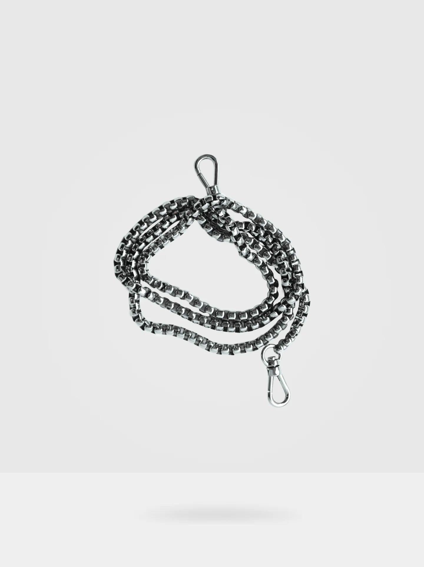 ETHOS - Box Chain Handbag Strap in Silver - Lost Woods - Australia