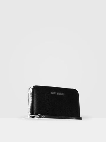 ETHOS - Clementine Clutch Wallet in Black & Silver - Lost Woods - Australia