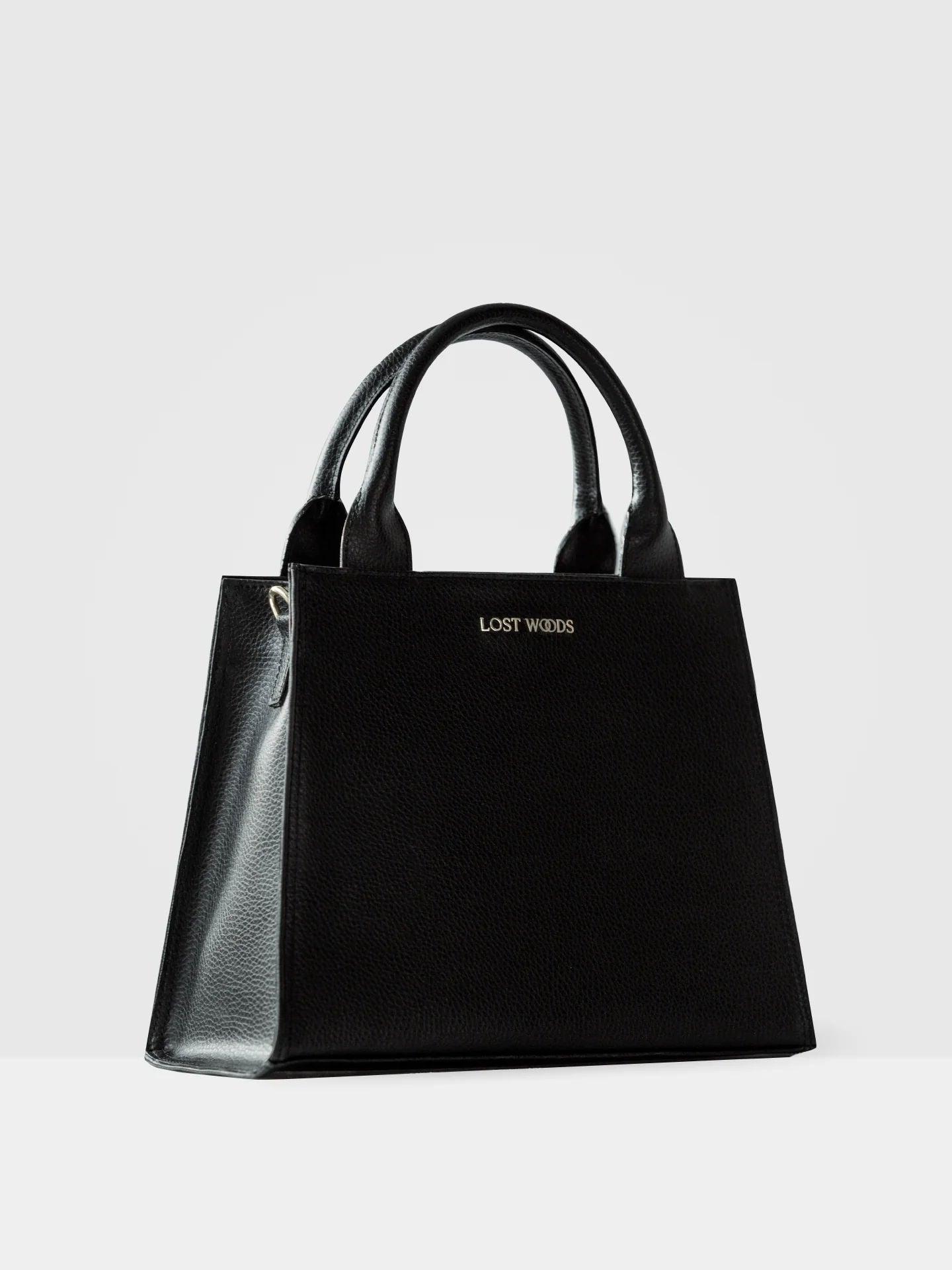 ETHOS - Ebony Structured Tote Bag in Black & Gold - Lost Woods - Australia