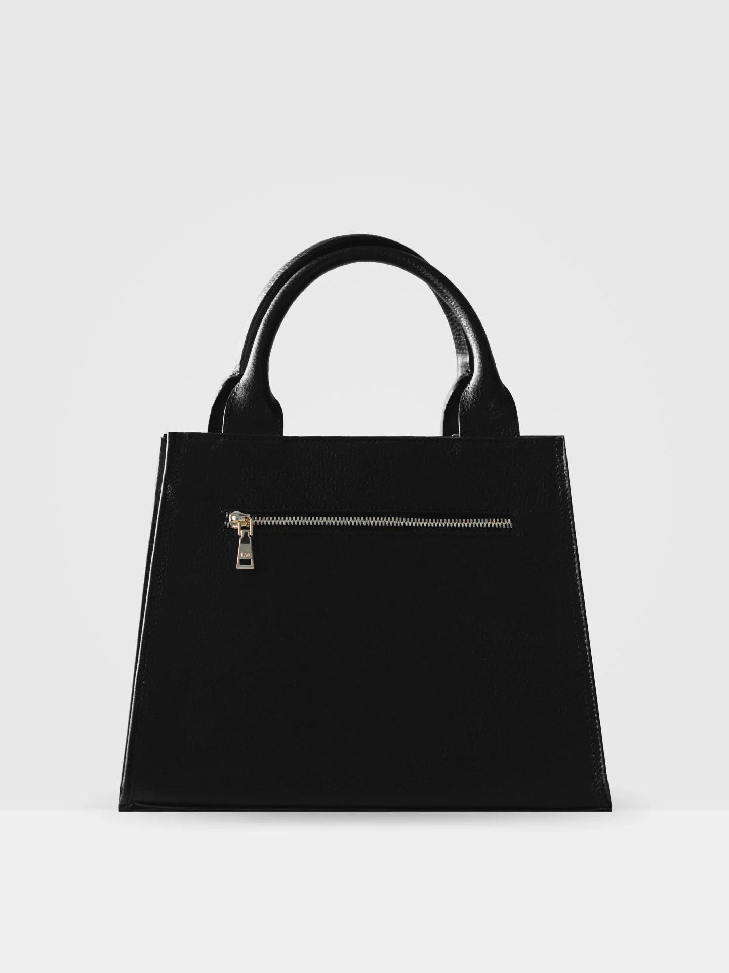 ETHOS - Ebony Structured Tote Bag in Black & Gold - Lost Woods - Australia
