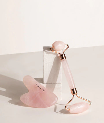 Quartz Gua Sha and Roller Set