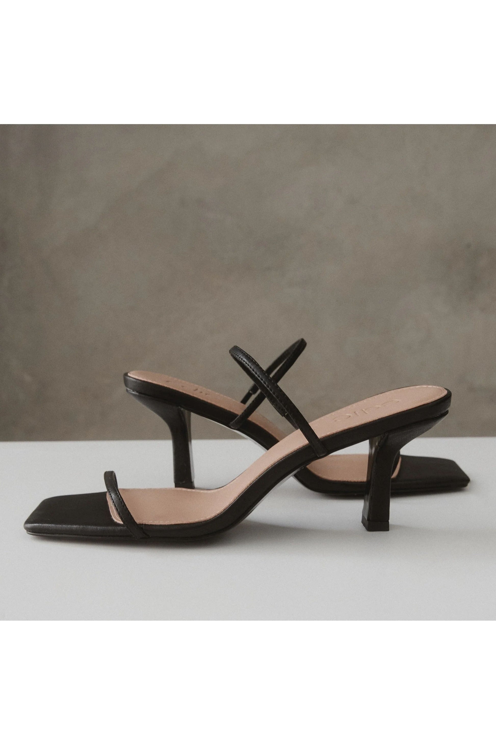 The Amanda Heeled Sandal | Black-edie collective-ETHOS