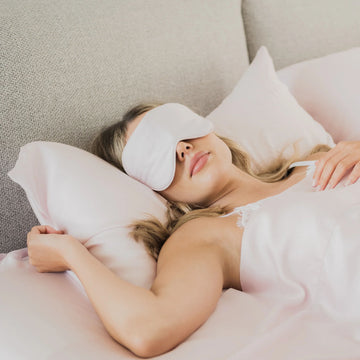 Vegan Silk Eye Mask - Pink-Touché-ETHOS