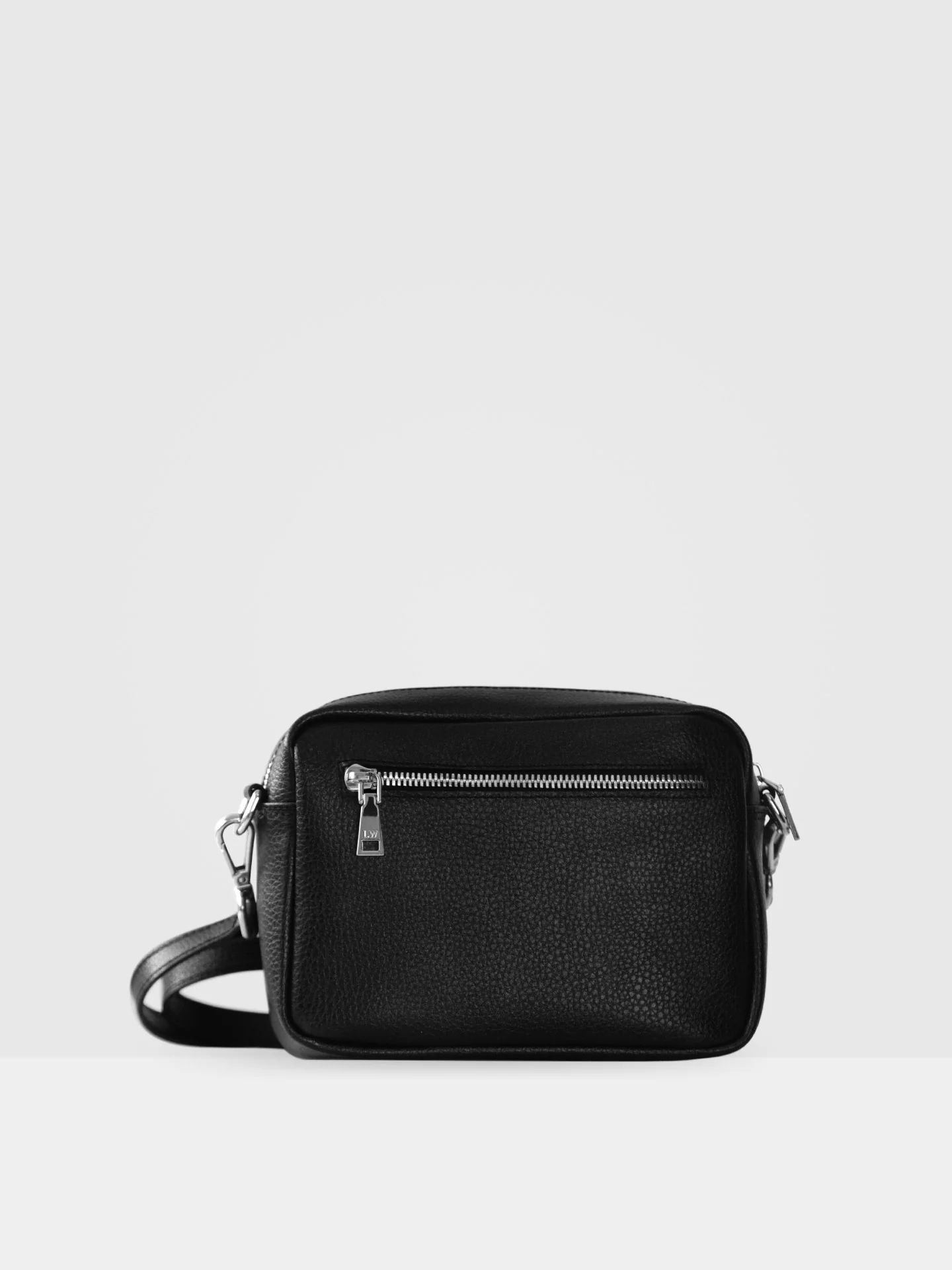 Small Aster Crossbody Bag in Black & Silver-Lost Woods-ETHOS