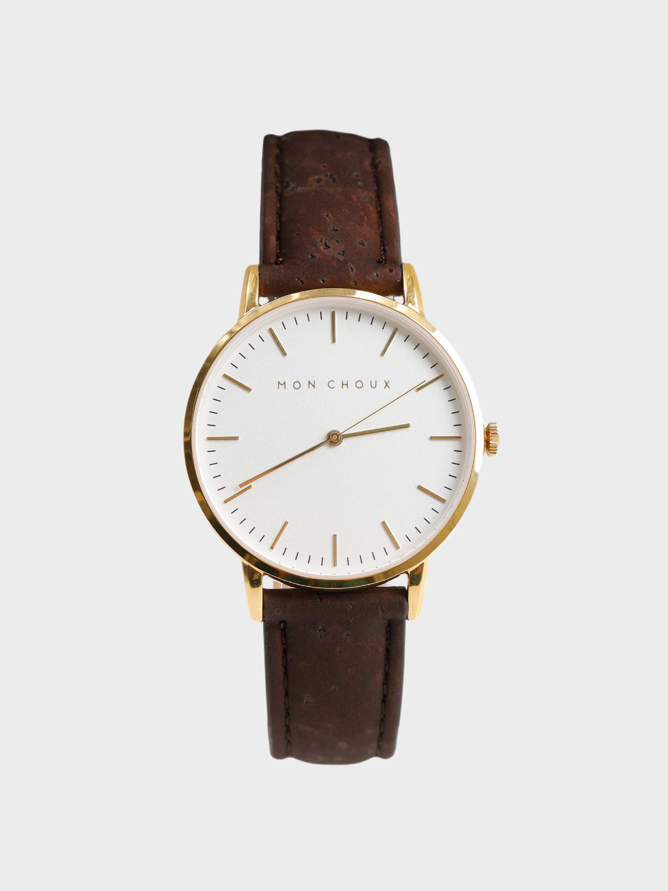 CLASSIC - WHITE/ROSE GOLD - BROWN VEGAN LEATHER | CORK