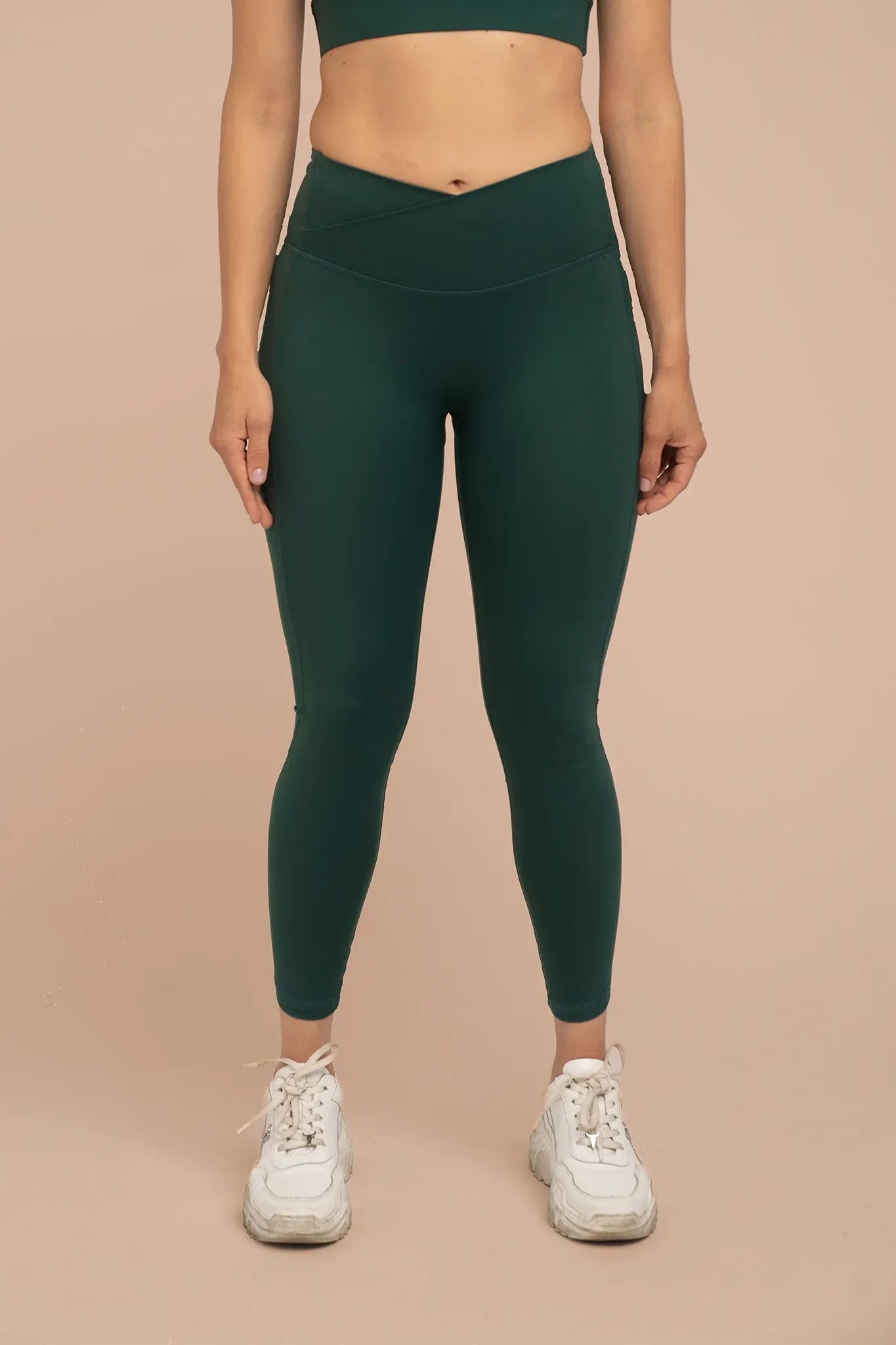 Mya Ultralight Wrap Legging - Pine