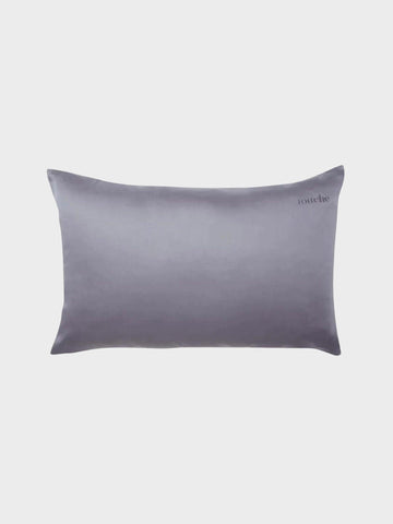 Vegan Silk Pillowcase  - Charcoal