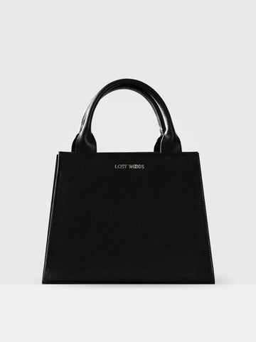 ETHOS - Ebony Structured Tote Bag in Black & Gold - Lost Woods - Australia