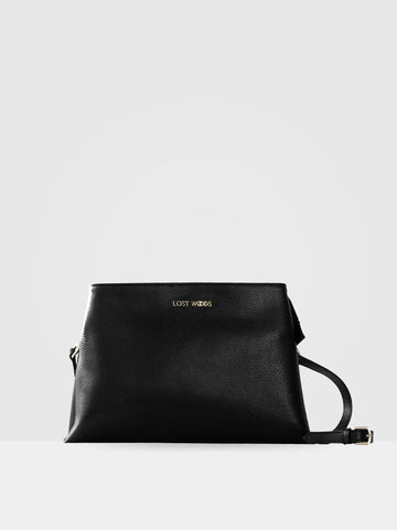 Elm Crossbody Pouch Bag in Black & Gold-Lost Woods-ETHOS
