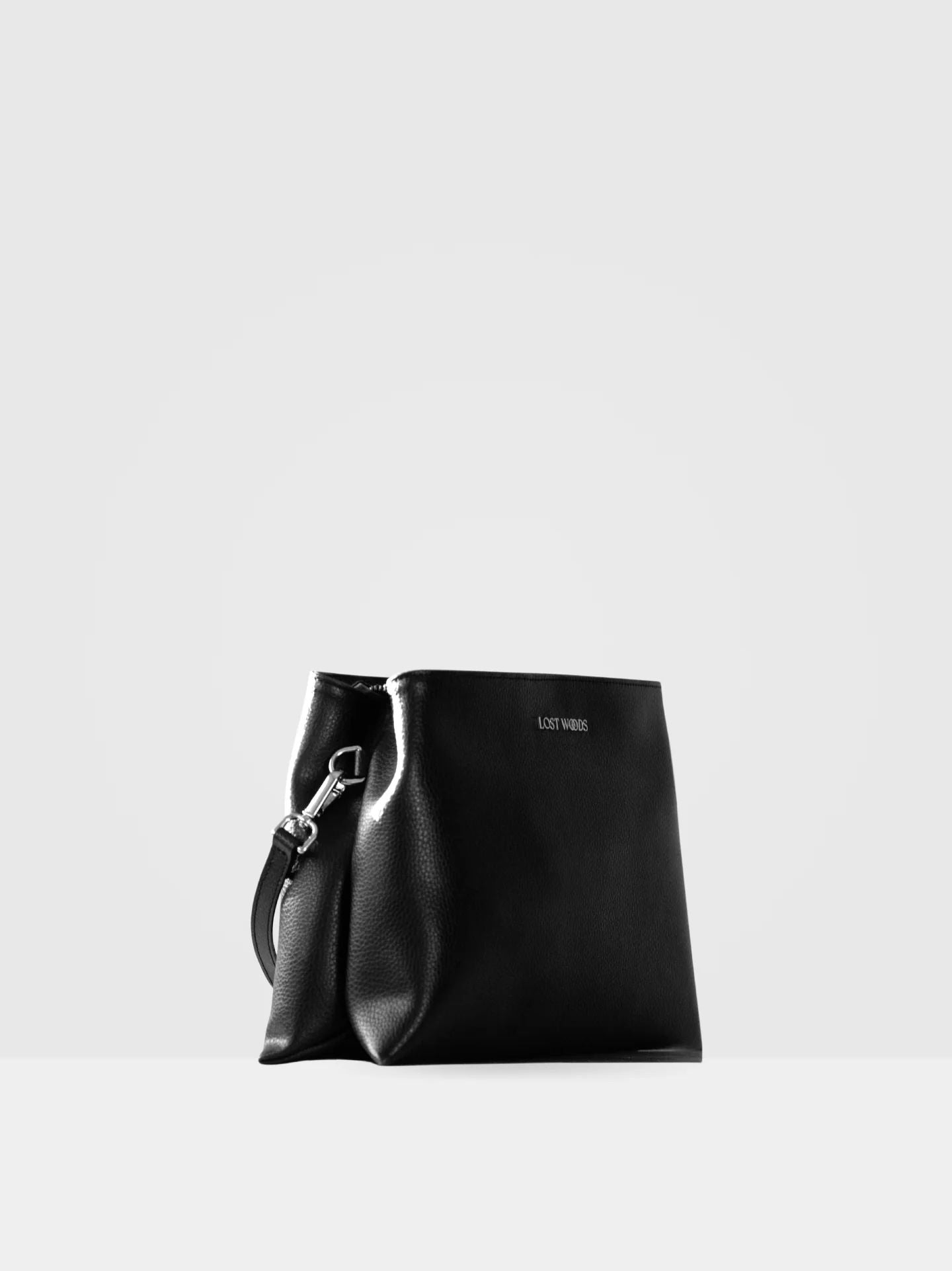 Elm Crossbody Pouch Bag in Black & Silver-Lost Woods-ETHOS