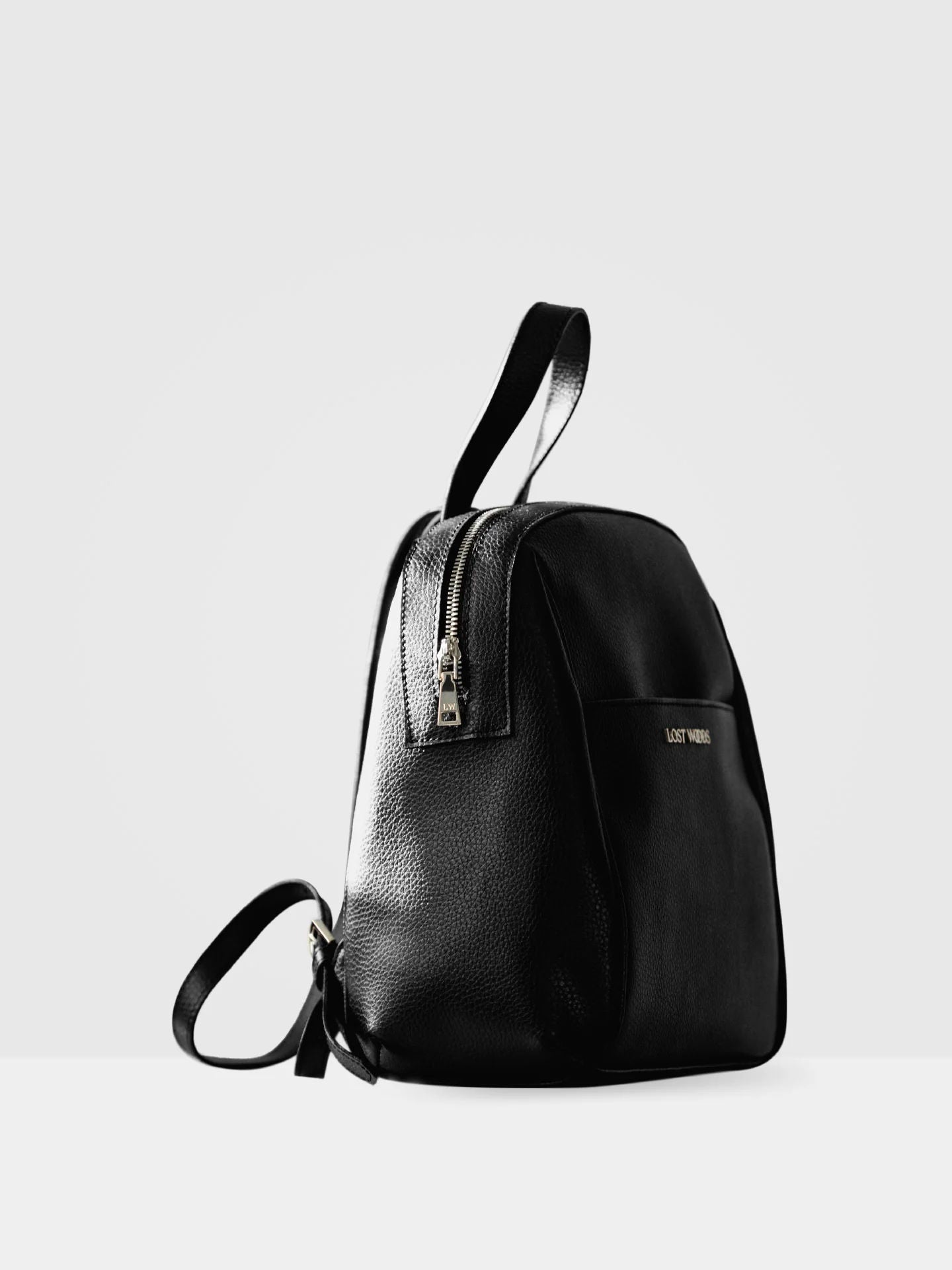 Hazel Soft Backpack in Black & Gold-Lost Woods-ETHOS