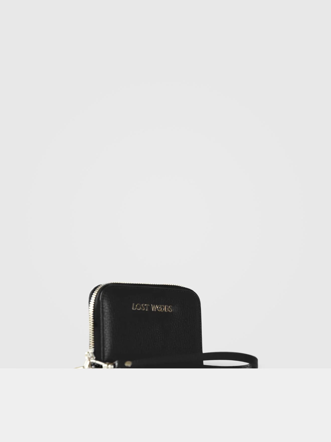 Iris Small Clutch Wallet in Black & Gold-Lost Woods-ETHOS