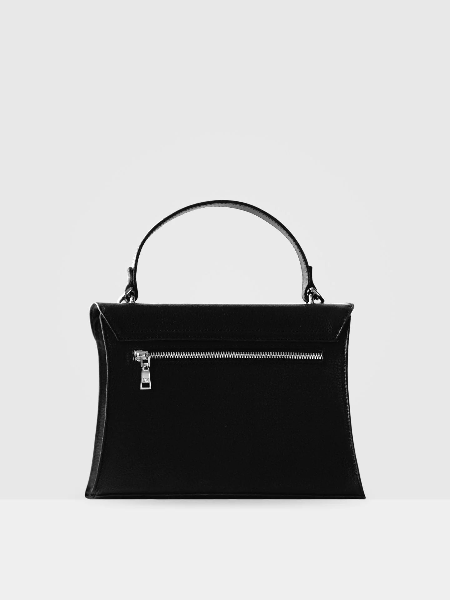 Ivy Top Handle Bag in Black & Silver-Lost Woods-ETHOS