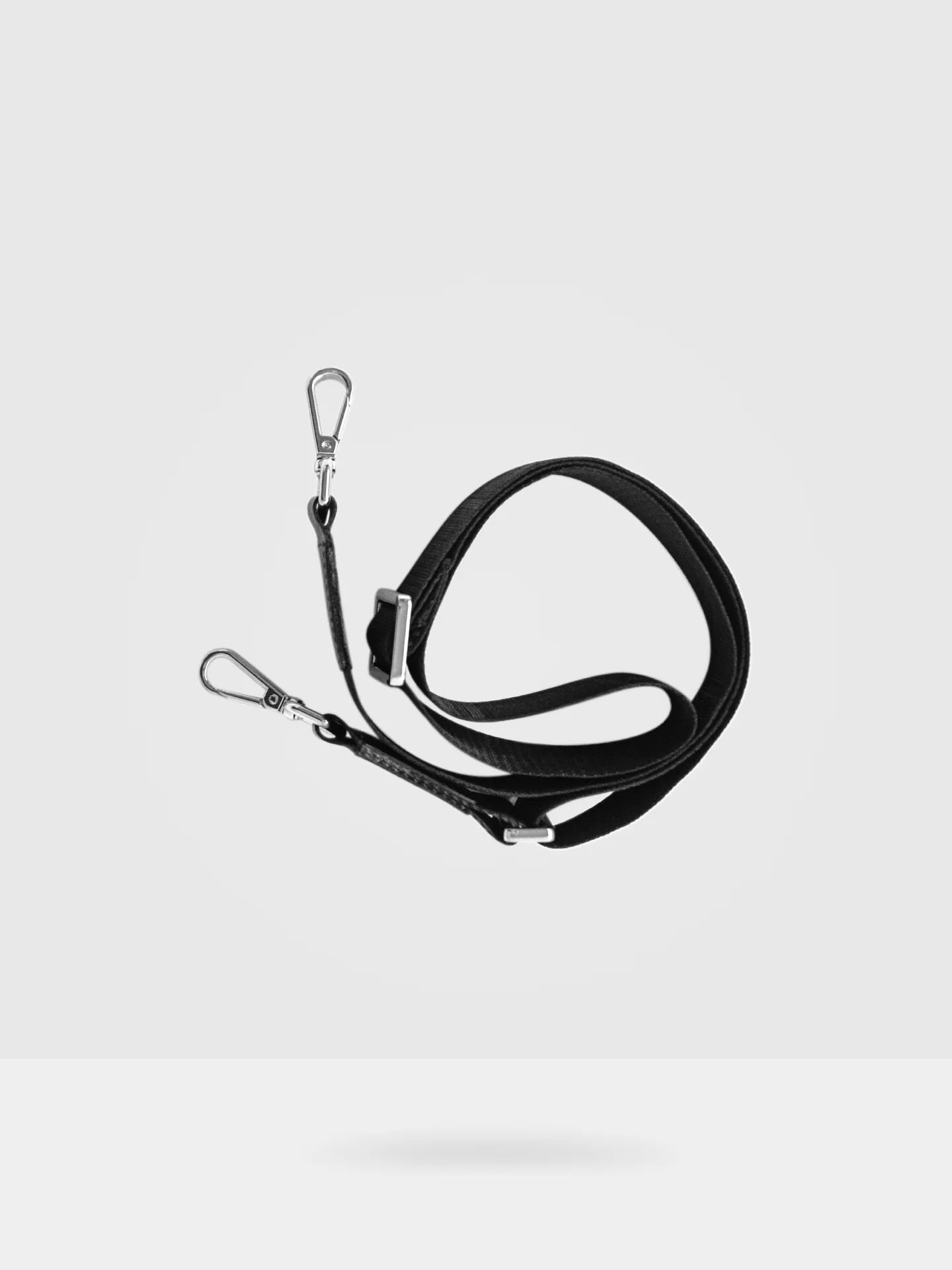 Thick Crossbody Bag Strap in Black & Silver-Lost Woods-ETHOS